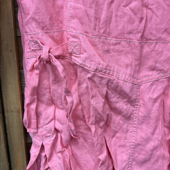 ❤️ Beautiful women’s Pink Apanage 100% linen shirt - Picture 5 of 5